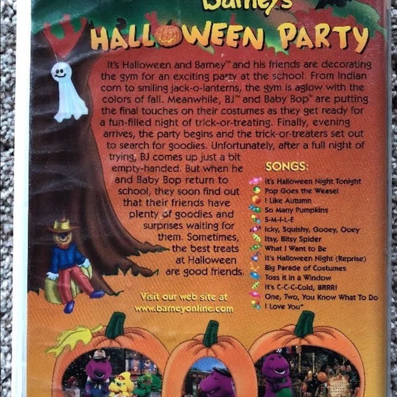 Classic Collection Barney Halloween Party VHS 1998 - Picture 3 of 8
